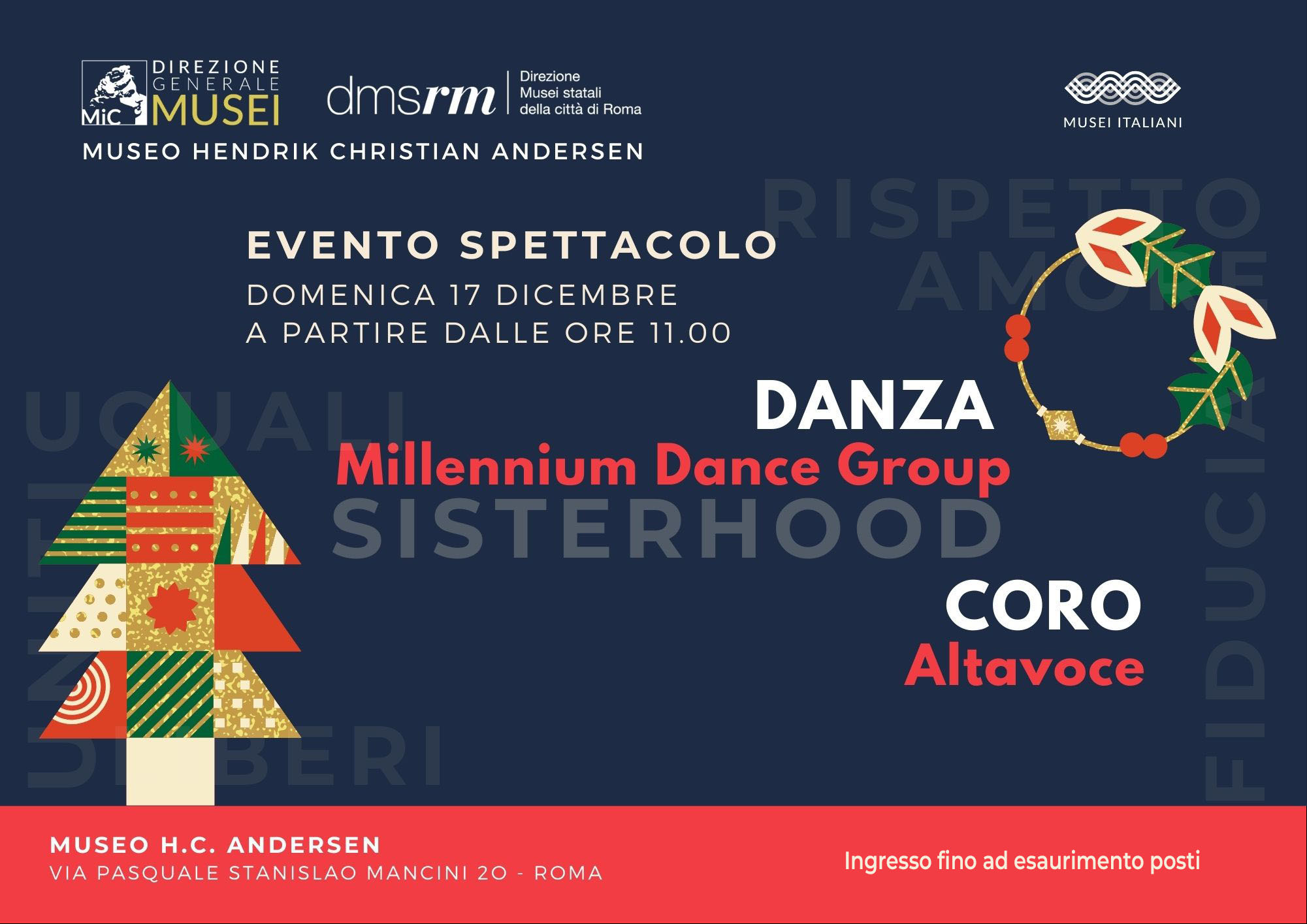 Evento spettacolo di Natale al Museo H.C. Andersen